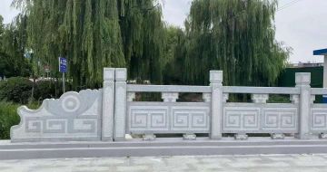 沈阳 芝麻灰桥栏杆、河道栏杆安装效果