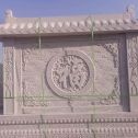 沈阳 芝麻白花岗岩屏风，照壁，影壁