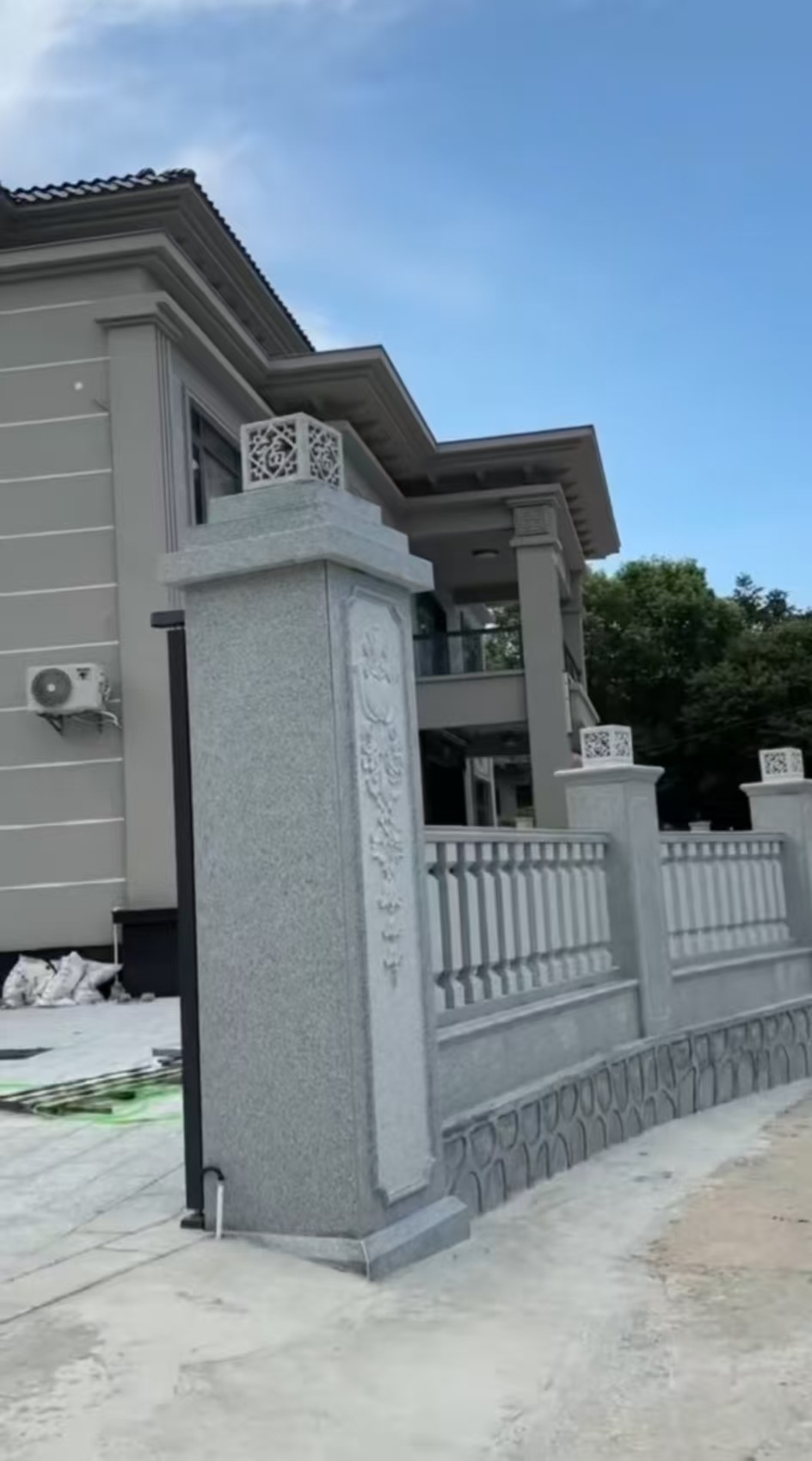 沈阳 芝麻白别墅围墙栏杆，私人订制