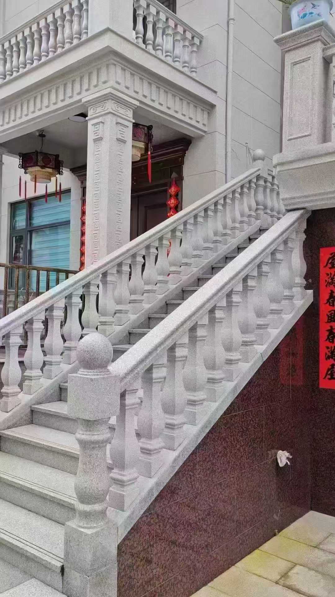 沈阳 天然石材 阳台庭院护栏、栏杆