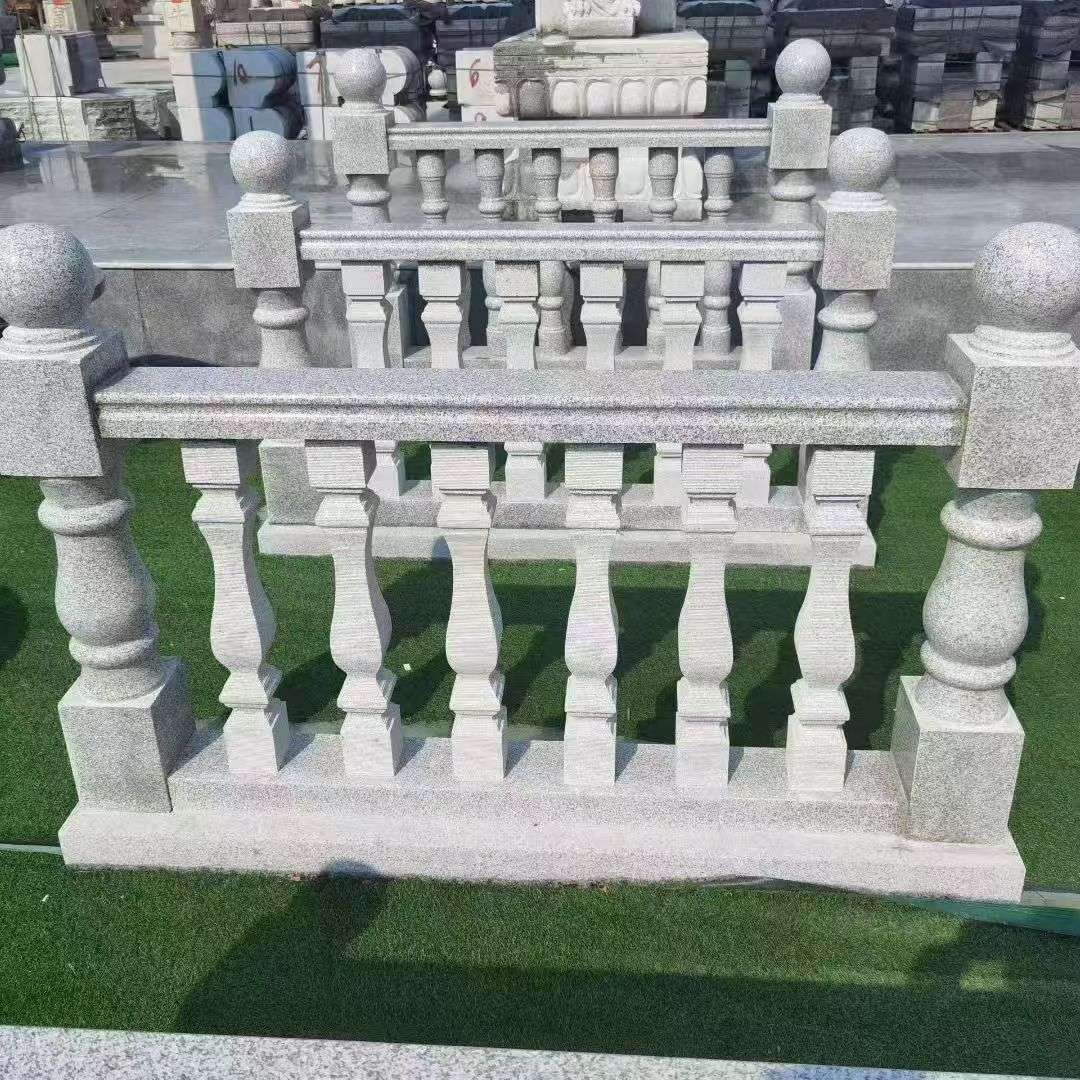 沈阳 别墅石材栏杆特写