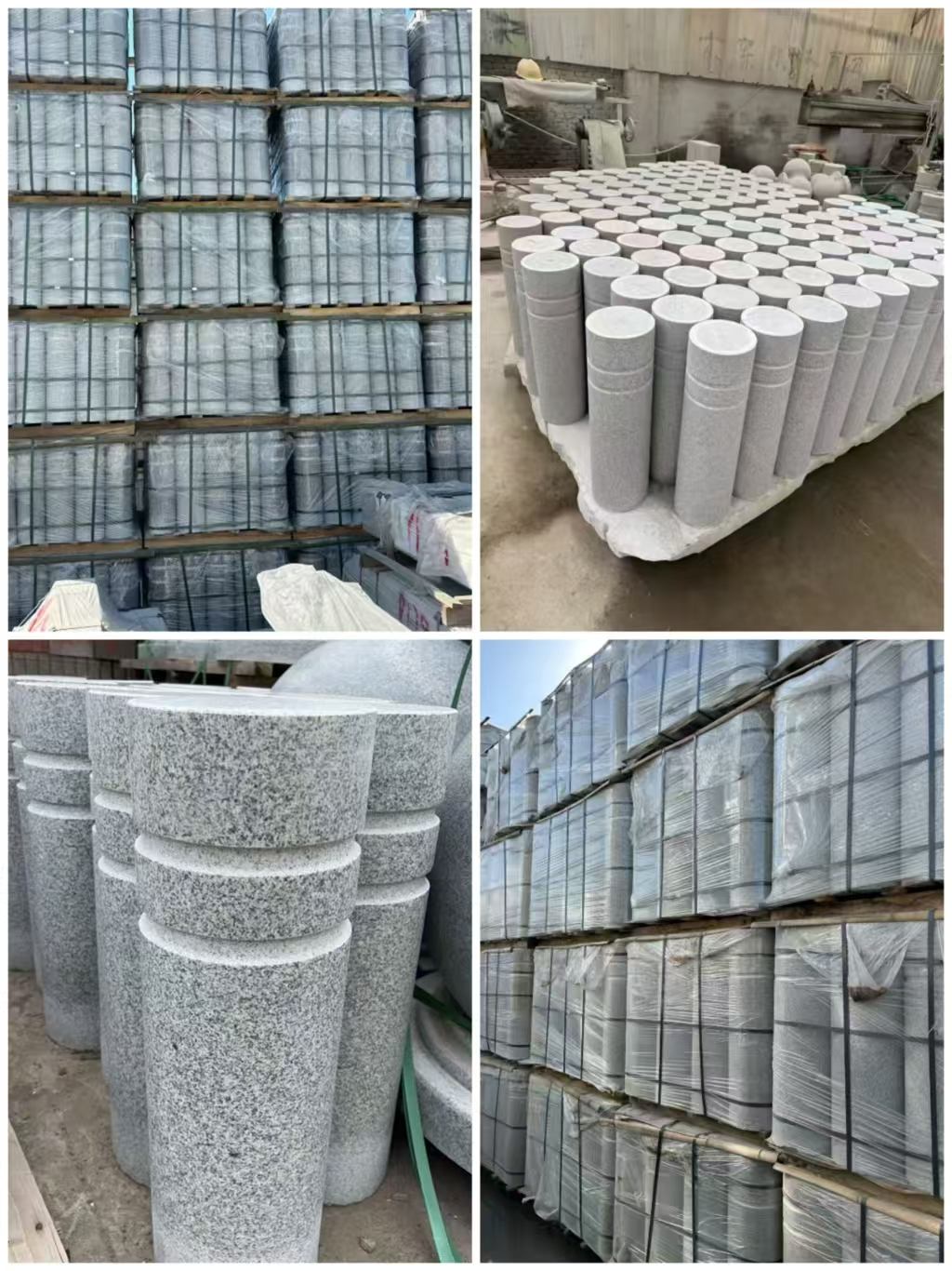 沈阳 芝麻白花岗岩挡车柱、隔离柱多少钱