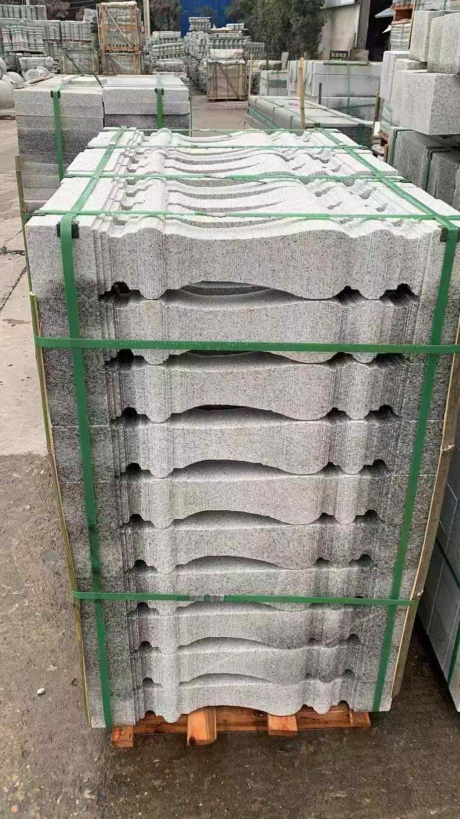 沈阳 芝麻白方形拉丝面，栏杆花瓶柱